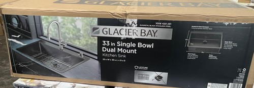 Glacier bay 33in drop 18g - bay, drop-in
